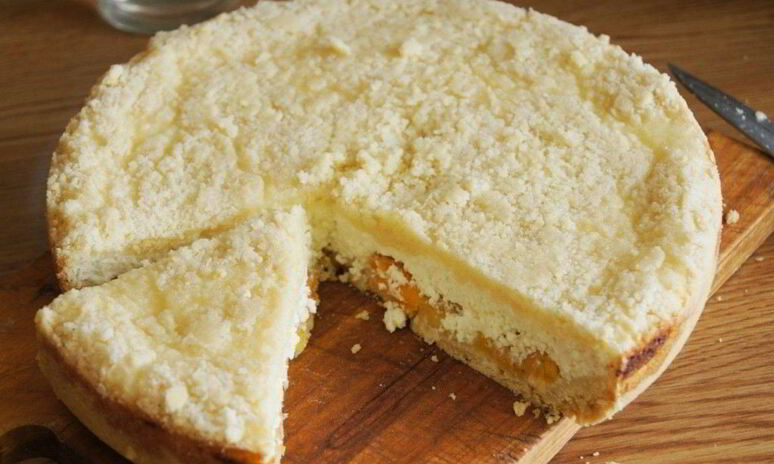 Рецепт творожная королевская ватрушка с курагой