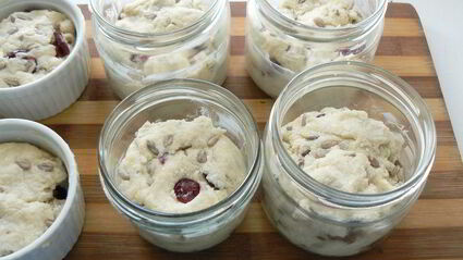 творожные булочки в банке