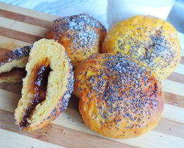 Тыквенно-творожные булочки