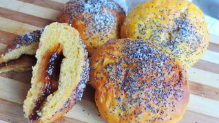 Тыквенно-творожные булочки