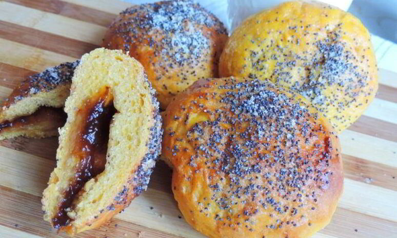 Рецепт тыквенно-творожные булочки