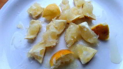 ватрушка под мармеладом из хурмы