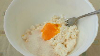 ватрушки с малиной