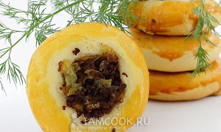 Рецепт ватрушки с мясом