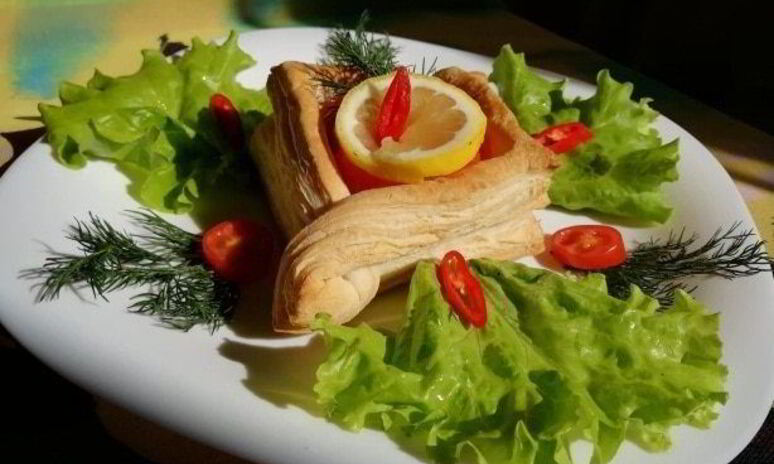 Рецепт быстрые слойки с семгой