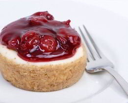 Быстрый вишневый чизкейк