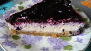 Черничный чизкейк с розмарином