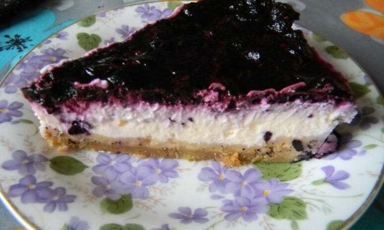 Рецепт черничный чизкейк с розмарином