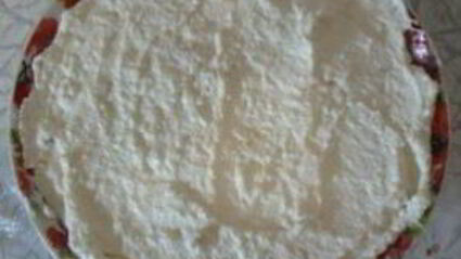 чизкейк без выпечки с персиками