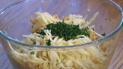 чизкейк с семгой и грюйером