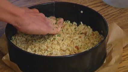 чизкейк с семгой и грюйером