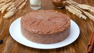 Чизкейк с шоколадной пастой
