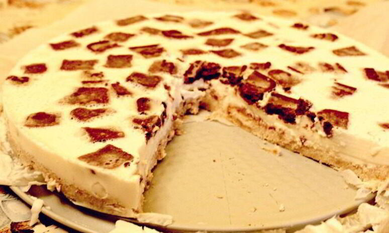 Рецепт чизкейк с шоколадным печеньем