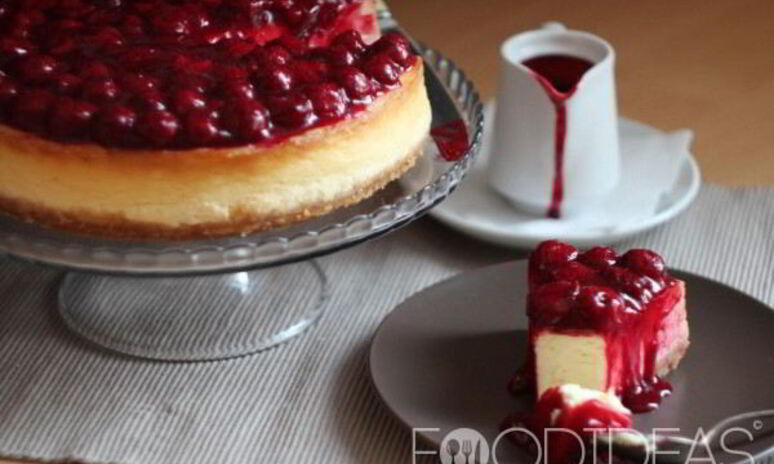 Рецепт чизкейк с вишней