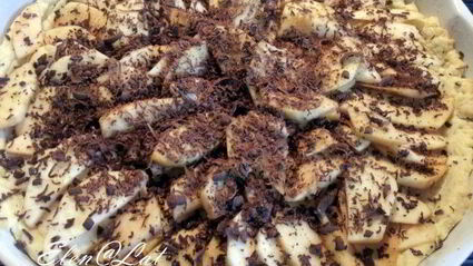 чизкейк с яблоками и темным шоколадом