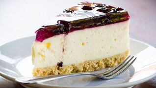 Чизкейк с ягодами