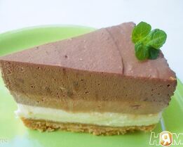 Чизкейк Три шоколада