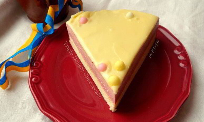 Рецепт чизкейк тройное удовольствие