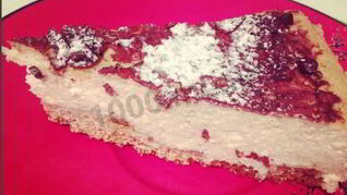 Диетический банано-творожный чизкейк