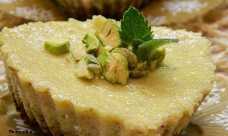 Рецепт фисташковые мини-чизкейки