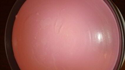 холодный розовый чизкейк