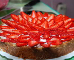 Клубничный чизкейк