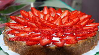 Клубничный чизкейк