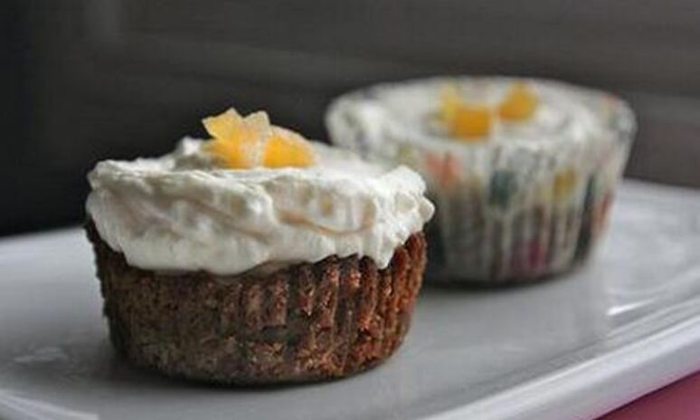 Рецепт миндальные мини-чизкейки с имбирным печеньем