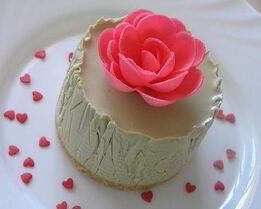 Мятный мини-чизкейк