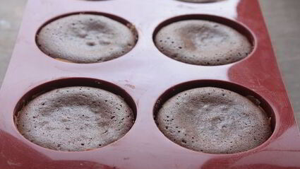 новогодние пирожные-чизкейки