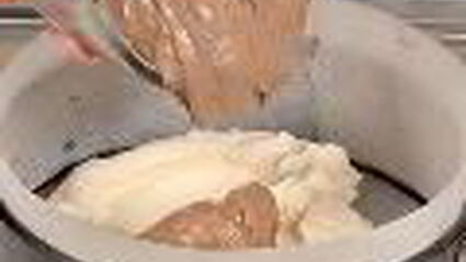 шоколадный мраморный чизкейк