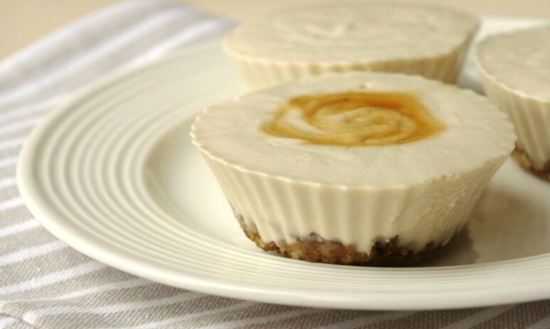 Рецепт вегетарианские мини-чизкейки без выпечки