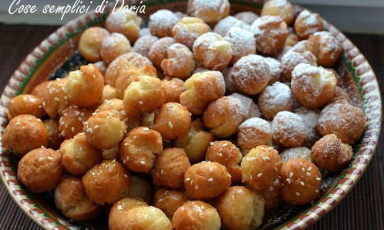 Рецепт кастаньоли — жареные шарики из сладкого теста