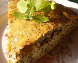 Апельсиново-маковый кекс