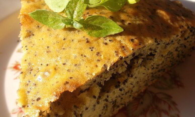 Рецепт апельсиново-маковый кекс