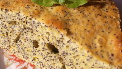 апельсиново-маковый кекс