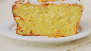 Апельсиновый кекс с изюмом