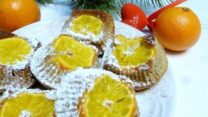 бананово-мандариновые кексы