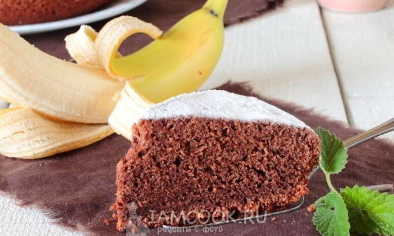 Рецепт банановый кекс с шоколадом в мультиварке