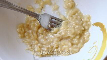 банановый кекс в микроволновке за 5 минут