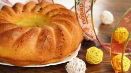 кекс молочный с черносливом