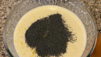 кекс с малиной