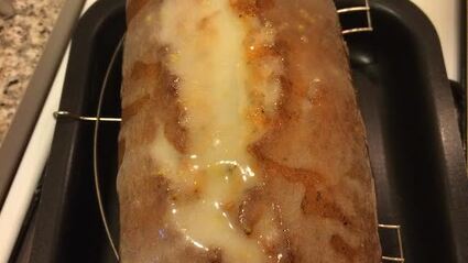 кекс с малиной