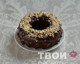 Кекс с шоколадным ганашем