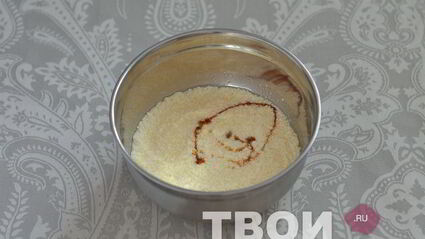 кекс с шоколадным ганашем