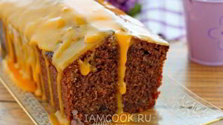 Кекс с шоколадом и красным вином