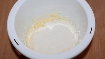 кекс с яблоками и овсяным штрейзелем