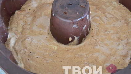 кекс с яблоками