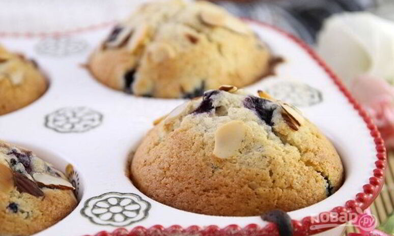 Рецепт кексы с голубикой