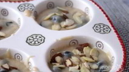 кексы с голубикой